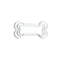Cortadores de Biscoito Osso: Kit 3 Inox Oikos - imagem 1