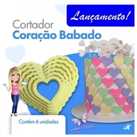 Cortadores de Coração Babado: Kit 6 Peças Blue Star - imagem 1