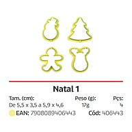 Cortadores Natalinos: Crie Delícias! - imagem 1