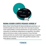 Boina Voxer Corte Pesado Verde 6" - Remoção Rápida de Riscos Severos - imagem 3