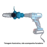 Mini Motosserra para Furadeira: Adapte e Corte! - imagem 2