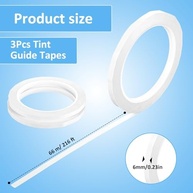 Fita Guia de Corte para Película de Janela - 3 Rolos de 216 Pés - PET Premium para Escurecimento de Vidros - imagem 4