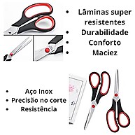 Tesoura Multiuso Inox: A Solução Para Todos os Cortes! - imagem 2
