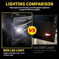 Conjunto 4 Lâmpadas LED Cortesia Porta Antline para Chevy Silverado/GMC Sierra 1500 (2002-2006) - imagem 5