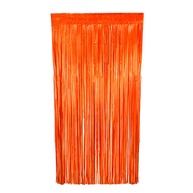 Cortina Laranja Neon: Decore Festas com Brilho! - imagem 1