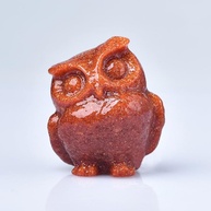 Estatueta de Coruja Pequena em Pedra – Decoração Elegante e Simbólica para Casa e Escritório - imagem 3