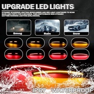 Luzes LED Âmbar Dinâmicas para Chevy Corvette C7 (2014-2019) - Lente Fumê 4 Peças - imagem 4