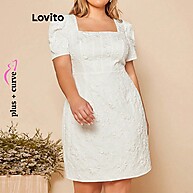 Vestido Lovito Elegante com Amarração nas Costas - imagem 2
