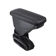 Apoio de Braço Saveiro 2008+ Console Estendido Courvin Grafite C/ Costura Cinza - imagem 2