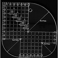 Régua de Costura para Curvas e Caixa de Leite 15 cm – Ideal para Patchwork e Artesanato - imagem 2