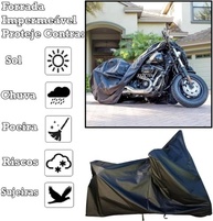 Capa de Moto Premium em Couro Impermeável: Proteção Total contra Sol, Chuva e Riscos (ELITE) - imagem 3