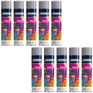 Tinta Spray 400ml Cinza Uso Geral em Aço Ferro Couro Gesso Cerâmica | Universo | Kit 10 un - imagem 2