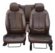 Capas de Couro Automotivo Premium para Hyundai HB20, HB20S e HB20X (Cinza) - Proteção e Estilo - imagem 2