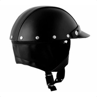 Capacete Couro Coquinho Pro Tork Custom Bike: Estilo Vintage e Proteção para sua Moto - imagem 2