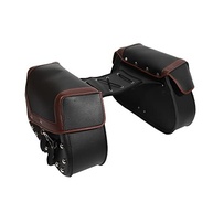 Alforje Universal para Moto em Couro Sintético - Grande Capacidade e Ajustável - imagem 2