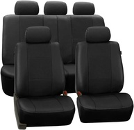 Capa Banco Automotivo Universal em Couro Sintético Bege - Proteção e Estilo para Seu Carro - imagem 2