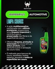 Limpa Couros Barbarius: Limpeza Profunda e Renovação para Seus Couros - 500ml - imagem 3