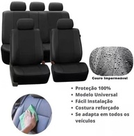 Capa Banco Carro Couro Courvin VW Gol G1 a G7 - Proteção e Estilo Premium - imagem 3