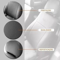 Capa de Banco em Couro Courvin para Hyundai HB20, HB20S e HB20X - Proteção Premium e Estilo - imagem 4