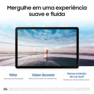 Samsung Tablet Galaxy Tab S10 Lite 5G, 256GB, 8GB RAM, Tela 10.9", S Pen e Capa Smartbook Cover Inclusas - imagem 4