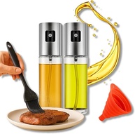 Kit Cozinha 4 em 1 com 2 Sprays para Azeite e Vinagre + Funil Retrátil e Pincel de Silicone – Praticidade e Estilo para uma Culinária Saudável - imagem 1