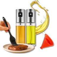 Kit Cozinha 4 em 1 com 2 Sprays para Azeite e Vinagre + Funil Retrátil e Pincel de Silicone – Praticidade e Estilo para uma Culinária Saudável - imagem 2
