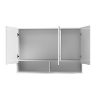 Armário Multiuso Aéreo Milão 3 Portas - Design Moderno para Cozinha e Quarto (Branco) - imagem 4