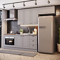 Cozinha 4 Peças Amy Casa 812: Seu Sonho Cinza! - imagem 1