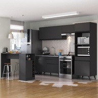 Armário de Cozinha com Bancada Gourmet Veneza Multimóveis - Design Moderno e Espaço Otimizado - imagem 3