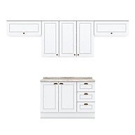 Cozinha Americana 5 Peças: Seu Sonho Branco! - imagem 1