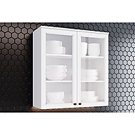 Cozinha Americana 80cm: Armário Henn com Vidro - imagem 1
