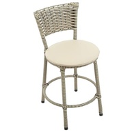 BANQUETA BAIXA ENCAPADA BEGE - Conforto e Estilo para Cozinha e Área Gourmet - imagem 4