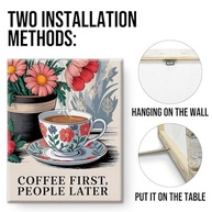 Coffee Wall Art Decor - Pôster Moderno em Tela 20x25cm para Cozinha e Sala - imagem 4