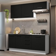Cozinha Compacta 180cm Agata Madesa: Otimize Seu Espaço! - imagem 1