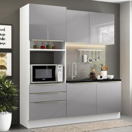 Cozinha Compacta 180cm Lux Madesa: Elegância e Praticidade - imagem 1