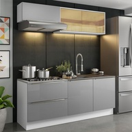 Cozinha Compacta 200cm Lux Madesa: Elegância e Praticidade - imagem 1