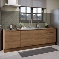 Cozinha Compacta 240cm Rustic Stella - imagem 1