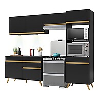 Cozinha Compacta 4 Peças com LED – Design Moderno e Espaço Otimizado - imagem 1