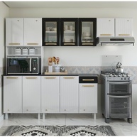 Cozinha Compacta Diamante: 12 Portas + Gaveta - imagem 1