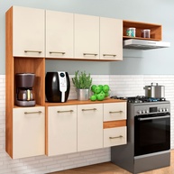 Cozinha Compacta Gianna: 7 Portas e 2 Gavetas - imagem 1