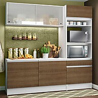 Cozinha Compacta Madesa Topazio Pop: Elegância e Espaço Inteligente - imagem 1