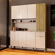 Cozinha Compacta Slow: 8 Portas e 1 Gaveta - imagem 1