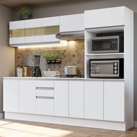Cozinha Completa 250cm Branco Madesa Smart: Seu Sonho! - imagem 1