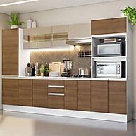 Cozinha Completa 300cm Madesa Smart: MDF, Balcão + Tampo! - imagem 1