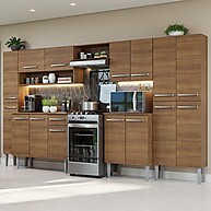 Cozinha Completa 325cm Rustic Emilly Madesa - imagem 1