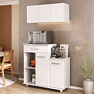 Cozinha Completa 93cm: Armário + Balcão Multiuso - imagem 1