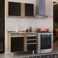 Cozinha Completa: Armário e Balcão 100cm - imagem 1