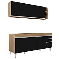 Cozinha Completa: Armário e Balcão 180cm Dallas - imagem 1