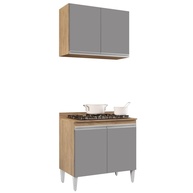 Cozinha Completa: Armário e Balcão Cooktop Lumil - imagem 1