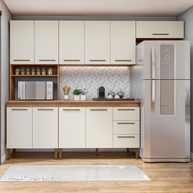 Cozinha Completa Atenas: 10 Portas e 3 Gavetas - imagem 1